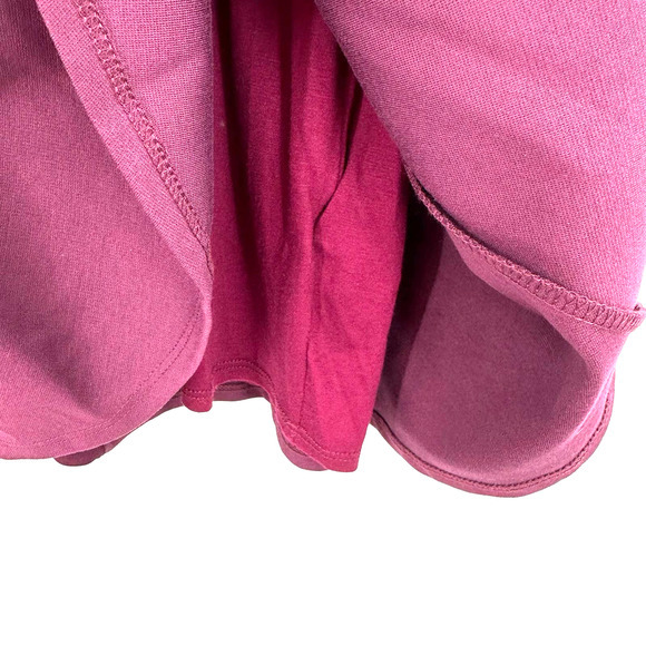 Lulus size Medium purple swing dress lined halter like neckline lace zip up rear - Picture 4 of 6